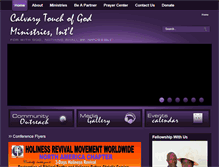 Tablet Screenshot of calvarytouchofgod.org
